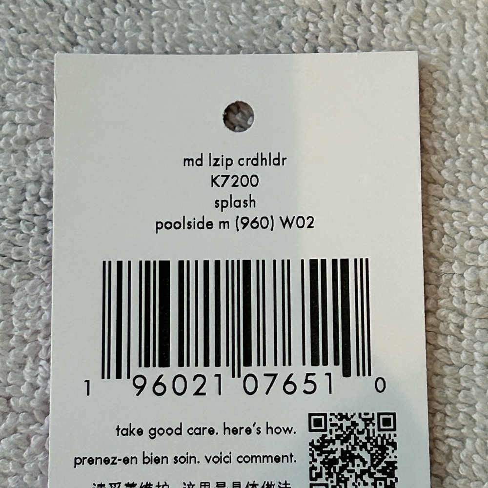 Kate Spade M Lzip card holder Splash Poolside - Picture 4 of 4